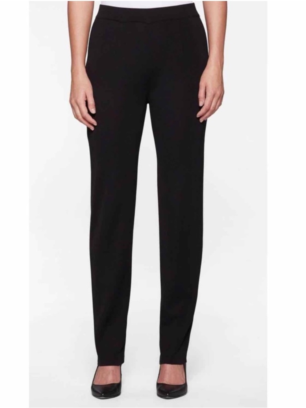 Exclusively Misook Black Straight Pants Size XL